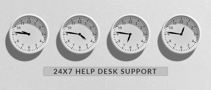 24/7 Help Desk Support