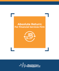 Absolute Return: For Financial Services Firms